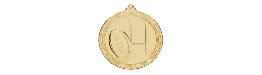 CASCADE RUGBY MEDAL 50MM - BRONZE